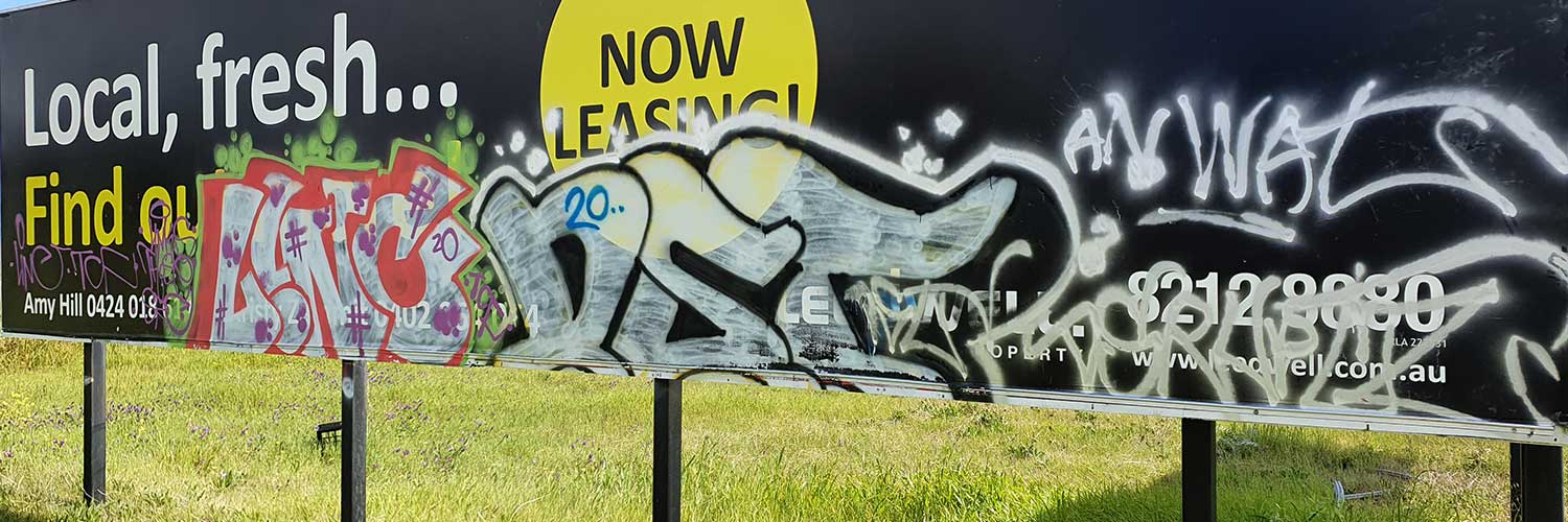 Signage Graffiti – Step 1